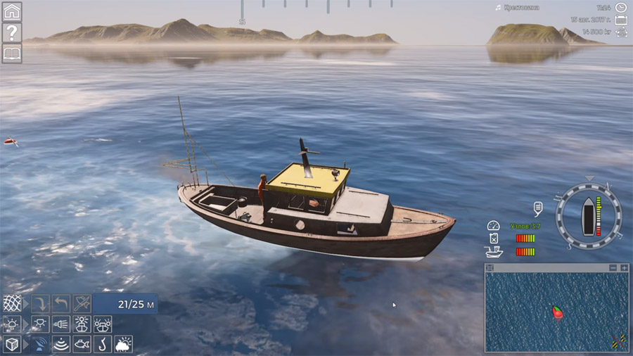 Компьютерный игровой симулятор рыбалки в Баренцевом море: Fishing Barrents Sea